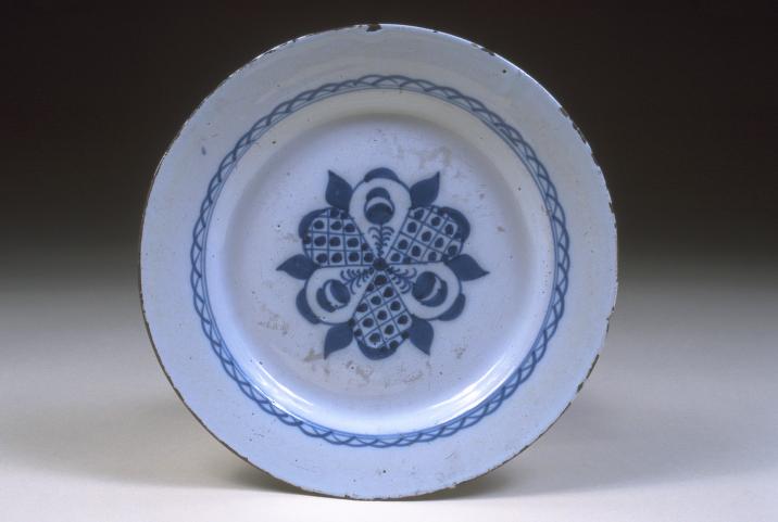 Plate, ca. 1715, PVMA collections